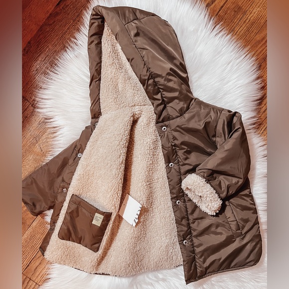 ZARA-Unisex Fleece Lined Jacket - Picture 2 of 2